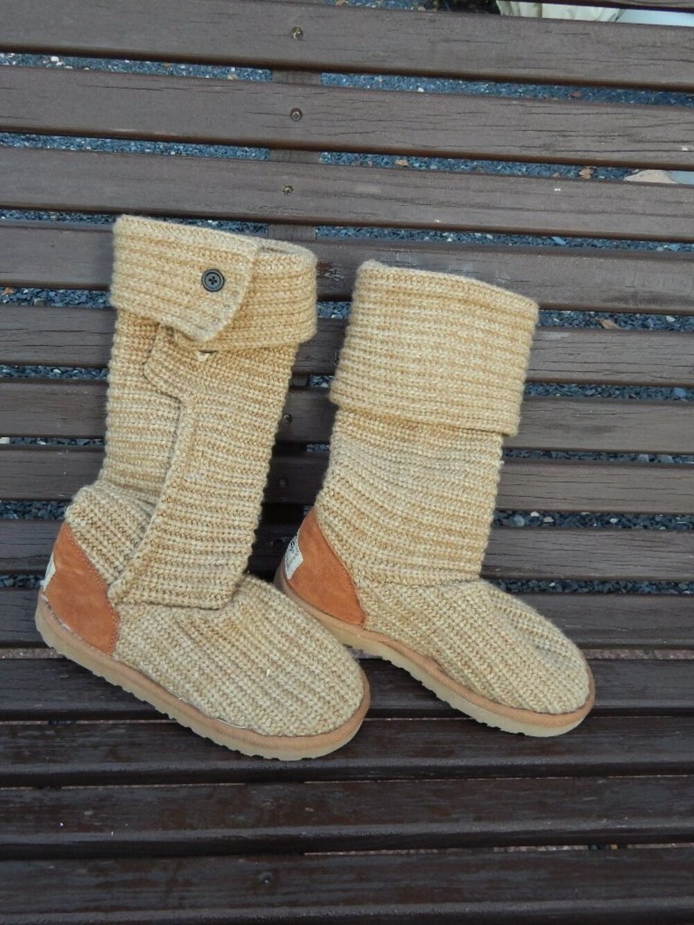 Ugg Australia Classic Candy Knit Boots Size 5